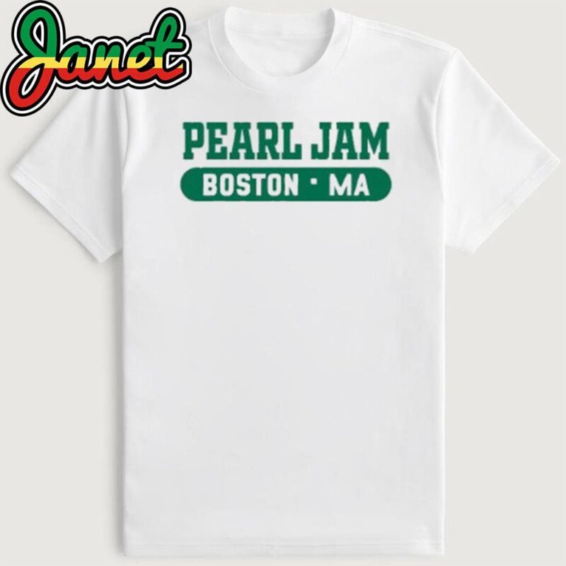 Pearl Jam Boston, MA Bean Town Shirt