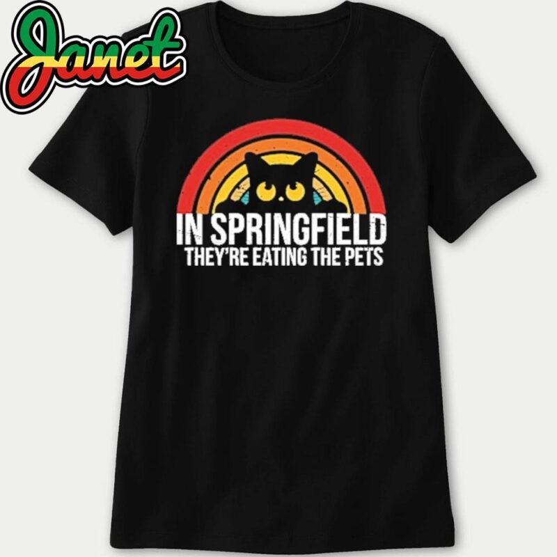 Retro In Springfield They're Eating The Pets Funny Cat Lovers women