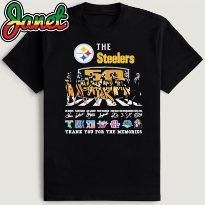The Pittsburgh Steelers Signature Thank You For The Memories T-Shirt