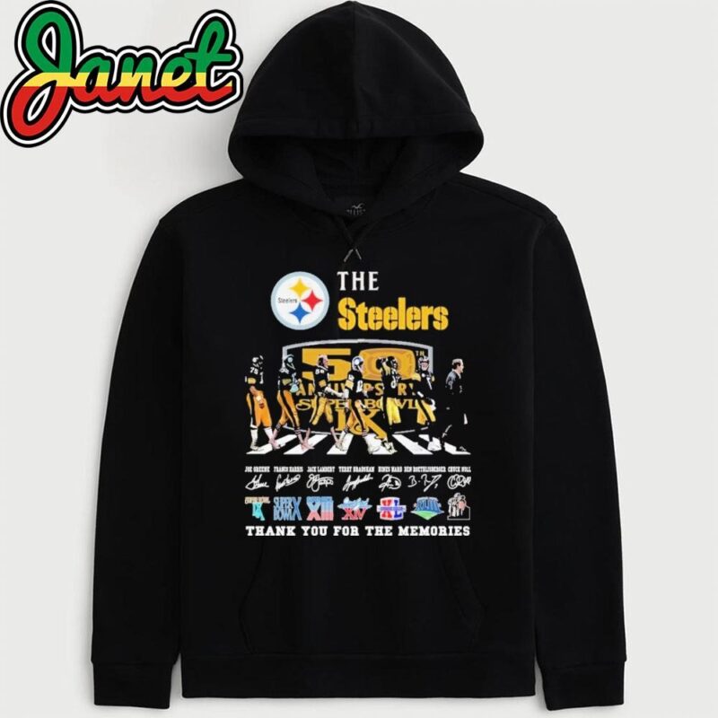 The Pittsburgh Steelers Signature Thank You For The Memories hoodie