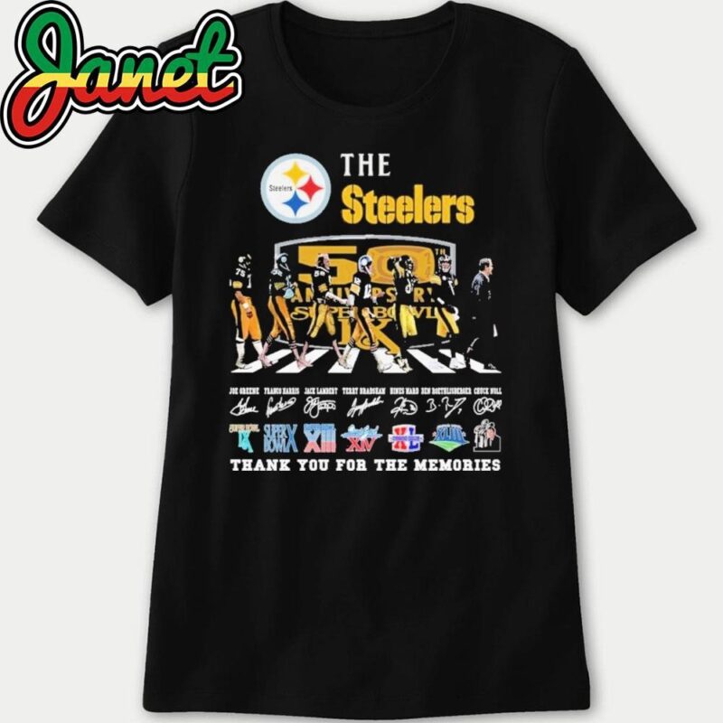The Pittsburgh Steelers Signature Thank You For The Memories women