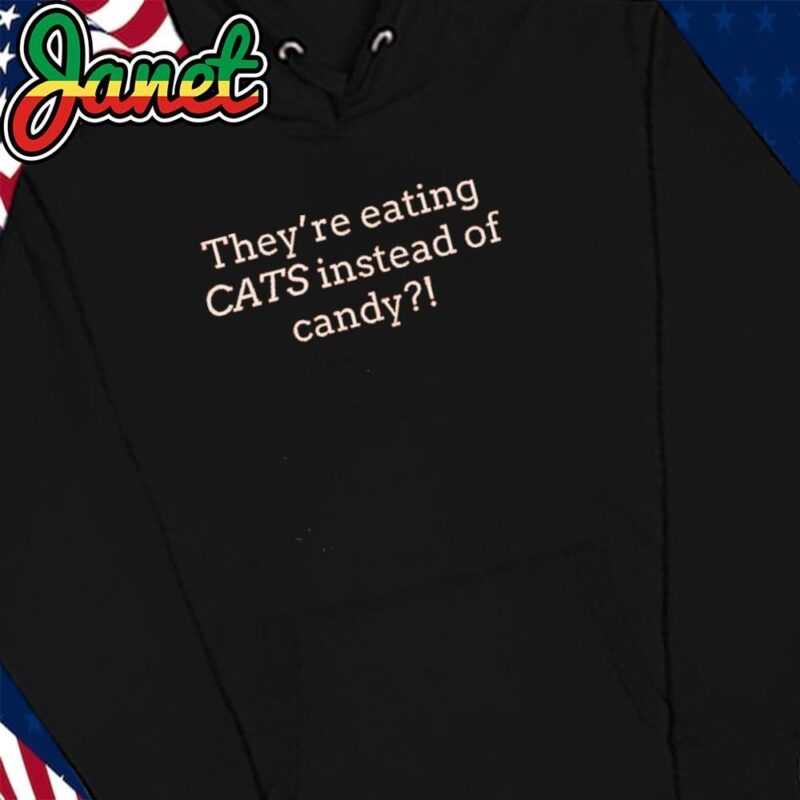 They're Eating CATS Instead of Candy Halloween hoodie