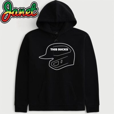This Sucks Baseball Helmet hoodie