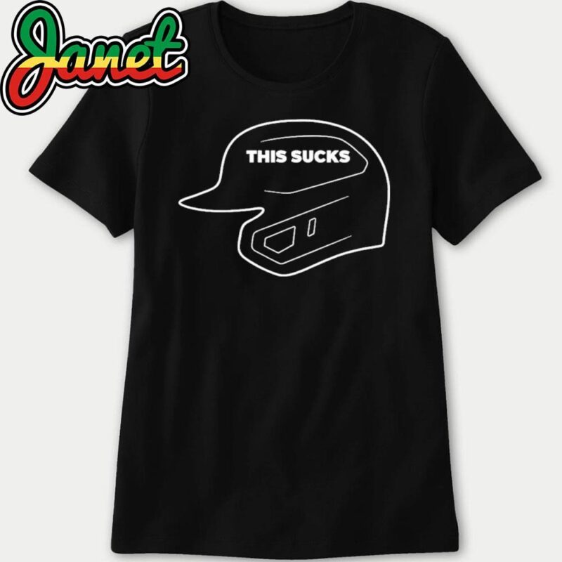 This Sucks Baseball Helmet women