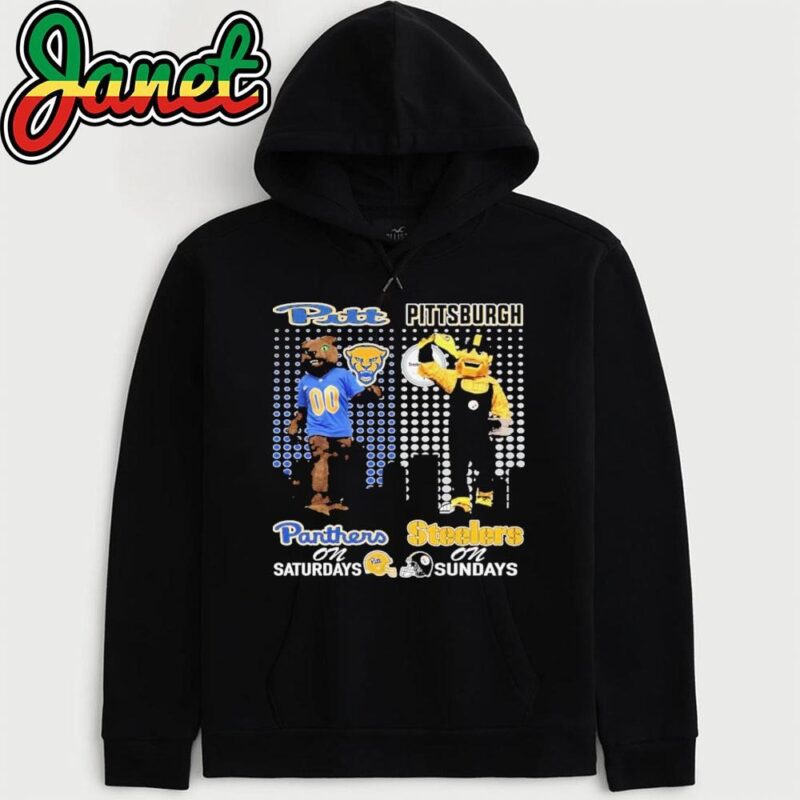 Pittsburgh Panthers On Saturdays Roc Pittsburgh Steelers Steely McBeam On Sundays hoodie
