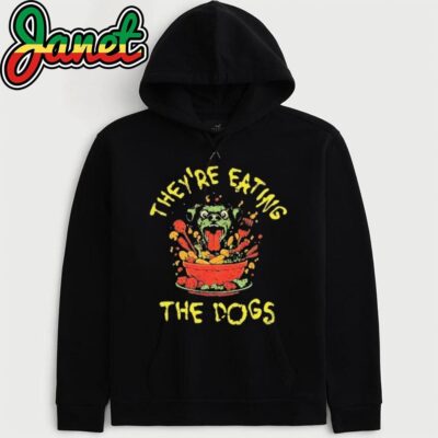 They're Eating the Dogs Humorous Dog-Themed hoodie