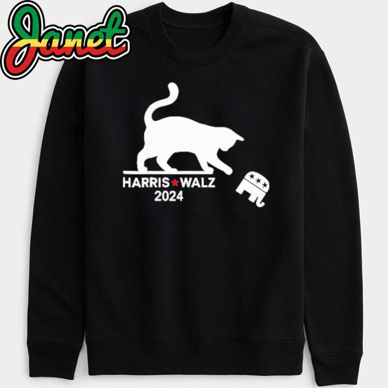 Harris Waltz 2024 Vp President Election Funny Cat Ladies sweatshirt