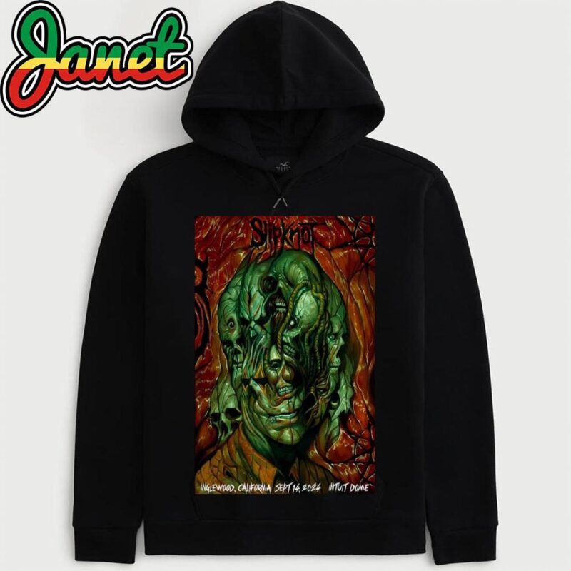 Slipknot At Intuit Dome In Inglewood, CA On September 14 2024 Poster hoodie