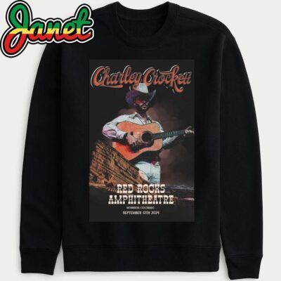 Charley Crockett September 12, 2024 In Morrison, CO Tour Poster sweatshirt