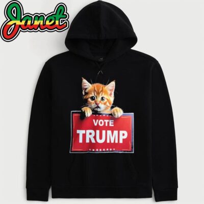 They're eating the dogs Run Spot Run CUSTOM VOTE TRUMp 2024 Duck Kitten JD Vance Cat Meme Ladies Springfield Oh hoodie
