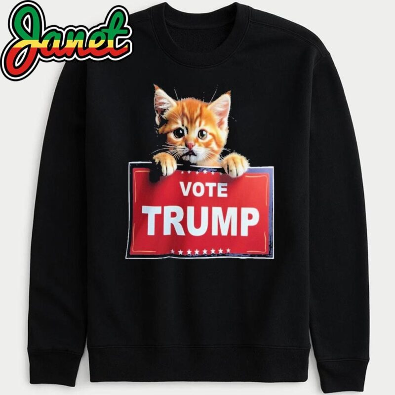 They're eating the dogs Run Spot Run CUSTOM VOTE TRUMp 2024 Duck Kitten JD Vance Cat Meme Ladies Springfield Oh sweatshirt
