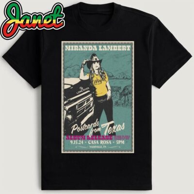 Miranda Lambert At Casa Rosa In Nashville, TN On September 15 2024 Poster Shirt