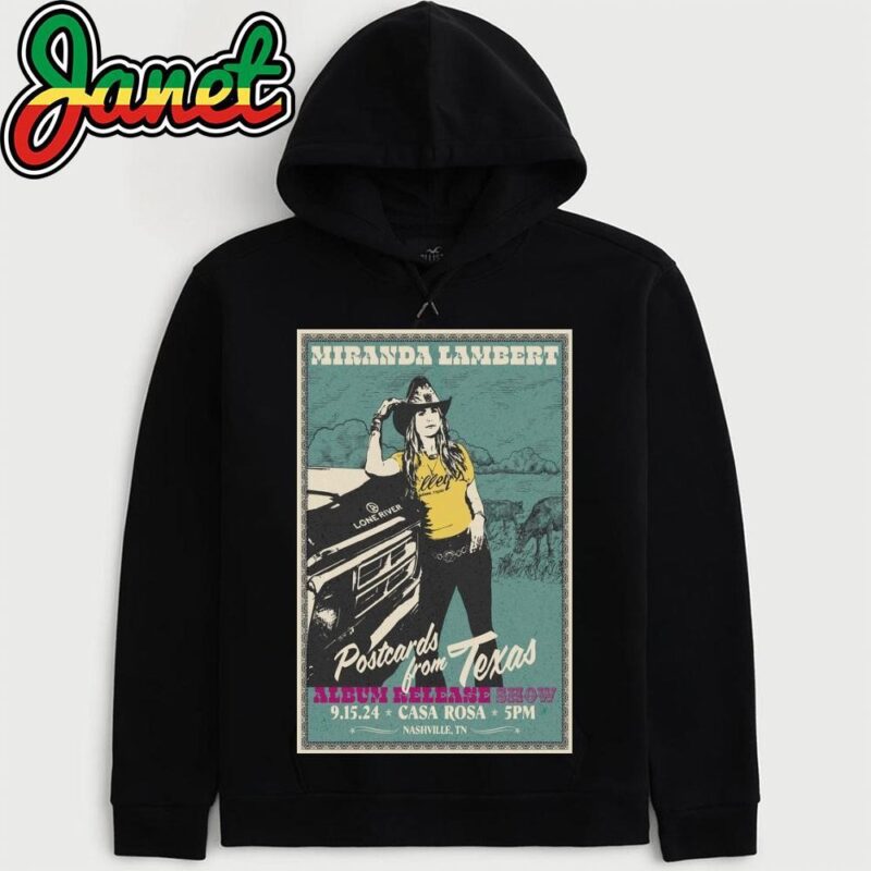 Miranda Lambert At Casa Rosa In Nashville, TN On September 15 2024 Poster hoodie