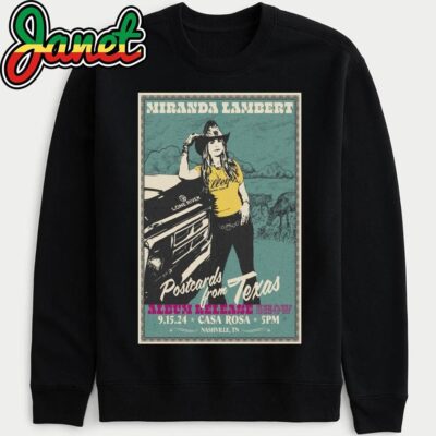 Miranda Lambert At Casa Rosa In Nashville, TN On September 15 2024 Poster sweatshirt