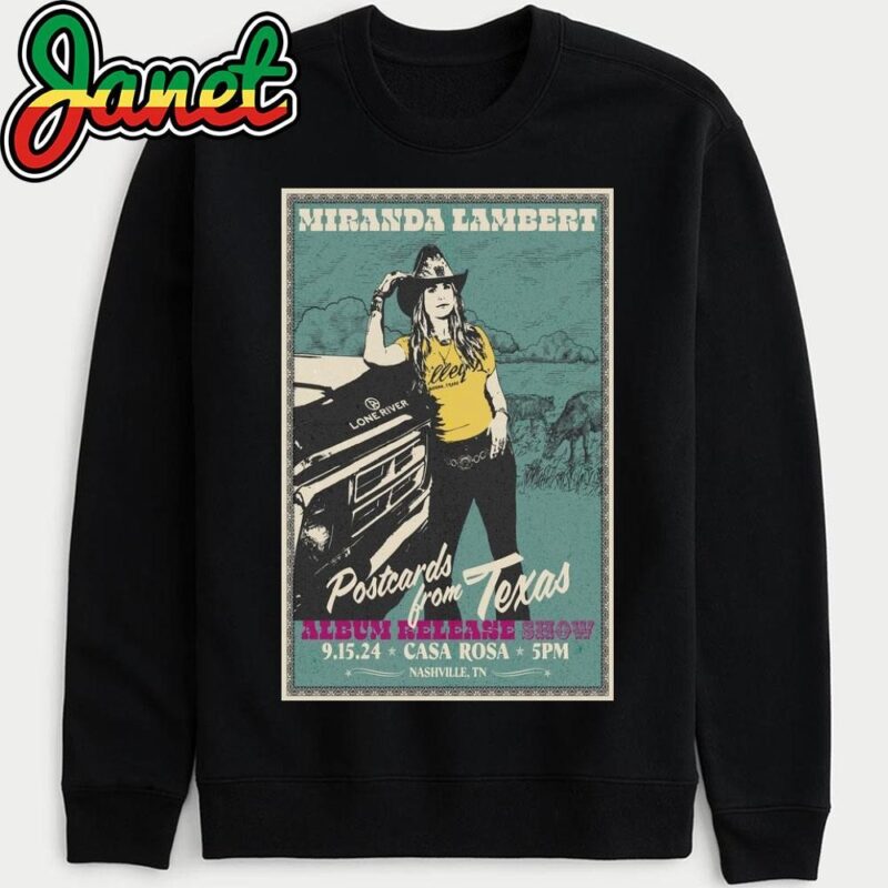 Miranda Lambert At Casa Rosa In Nashville, TN On September 15 2024 Poster sweatshirt