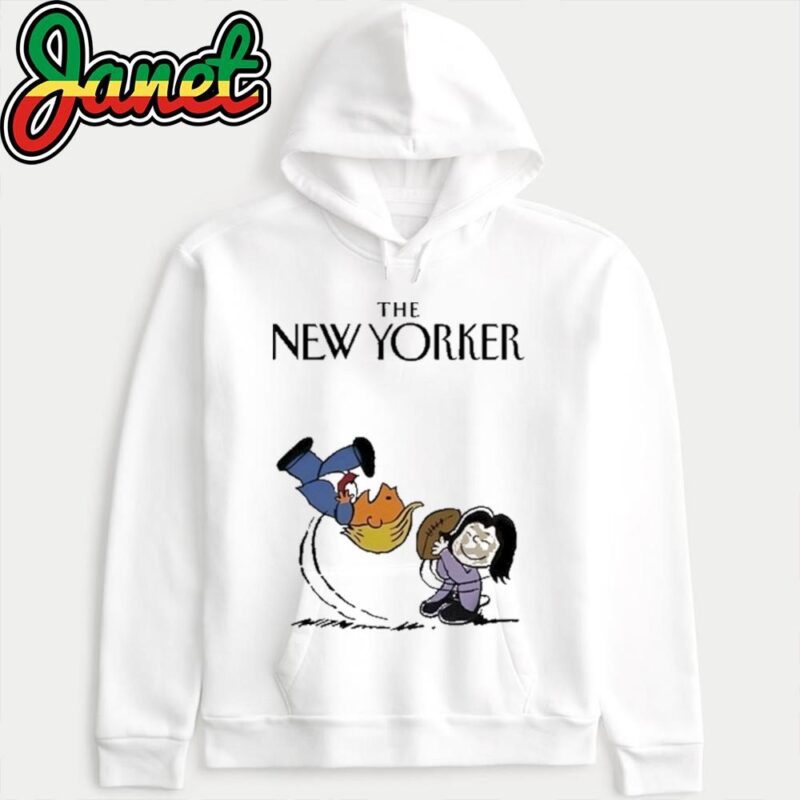 The New Yorker Kamala Harris And Donald Trump Peanuts hoodie