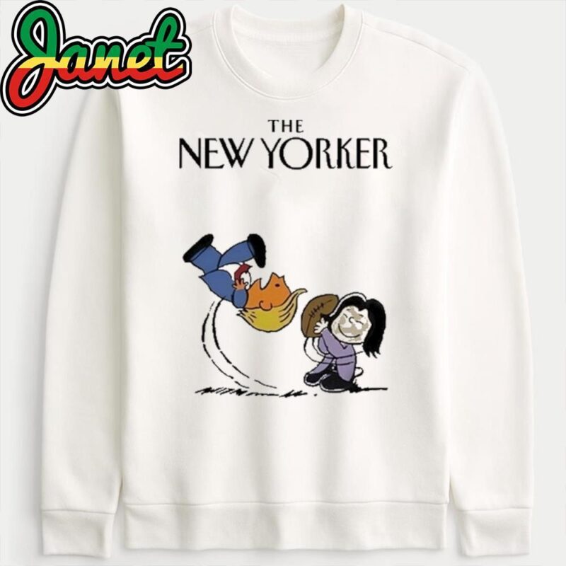 The New Yorker Kamala Harris And Donald Trump Peanuts sweatshirt