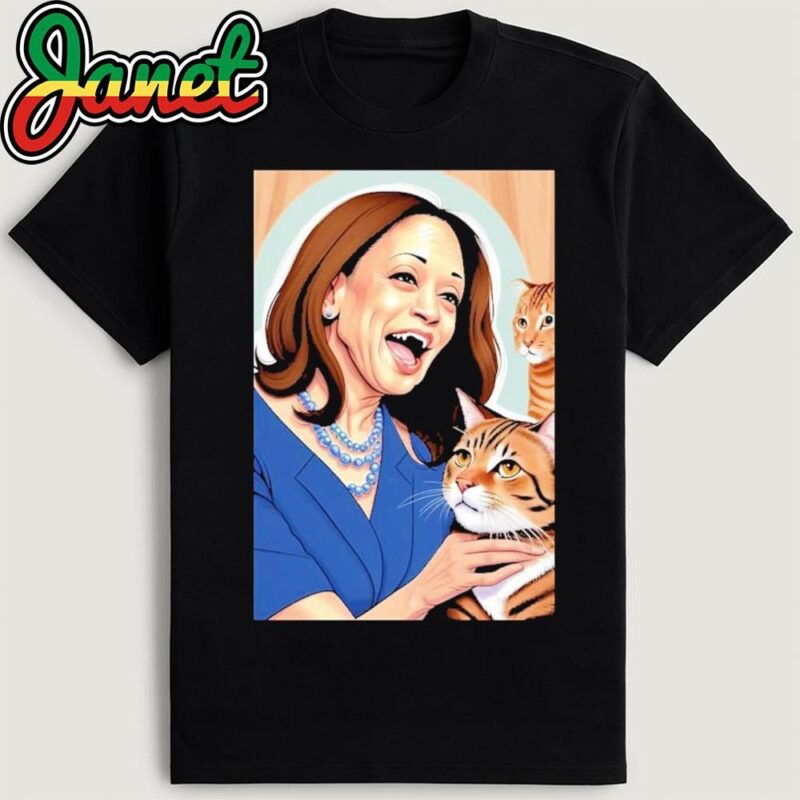 Kamala Harris Eating The Cats TRUMP 2024 Haitian Immigrants T-Shirt