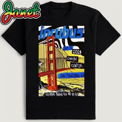 Incubus On Sept 12 2024 Chase Center San Francisco CA Poster Shirt