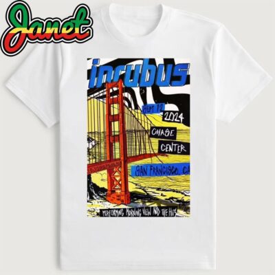 Incubus September 12, 2024 Chase Center Performing Morning View And The Hits San Francisco, CA Poster Shirt