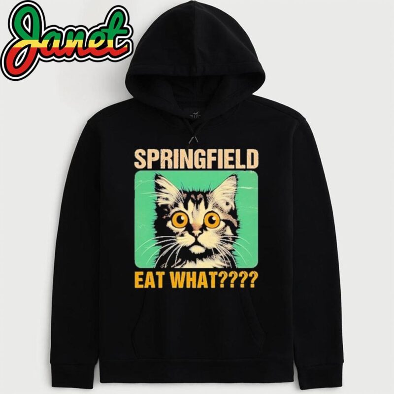 Springfield Eat What They're Eating Dogs Cats Pets Trump hoodie