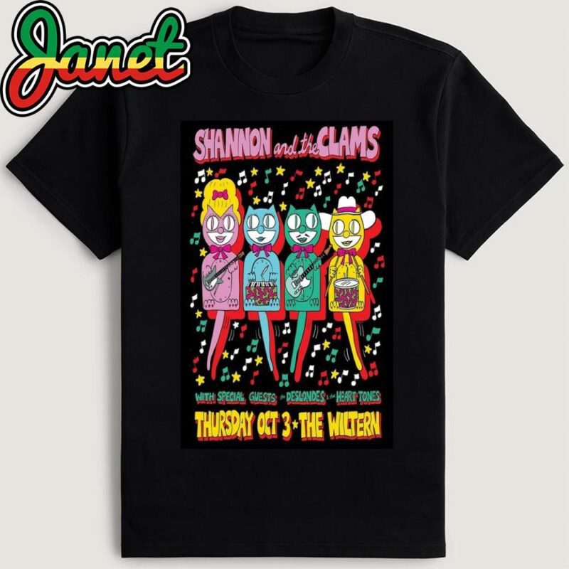Shannon And The Clams At The Wiltern In Los Angeles, CA On October 3 2024 Poster Shirt