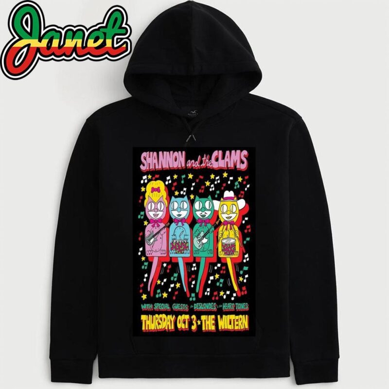 Shannon And The Clams At The Wiltern In Los Angeles, CA On October 3 2024 Poster hoodie