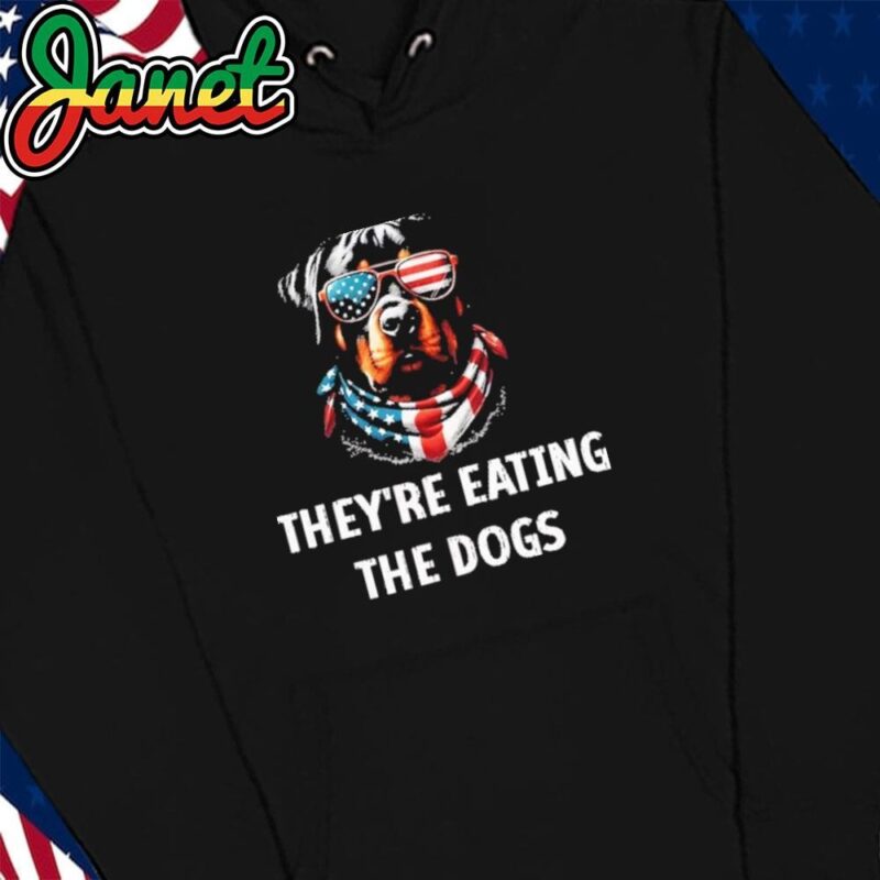 TheyRe Eating The Dogs Usa Flag Election Trump 2024 hoodie