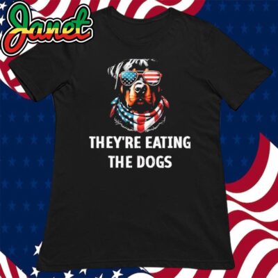 TheyRe Eating The Dogs Usa Flag Election Trump 2024 women