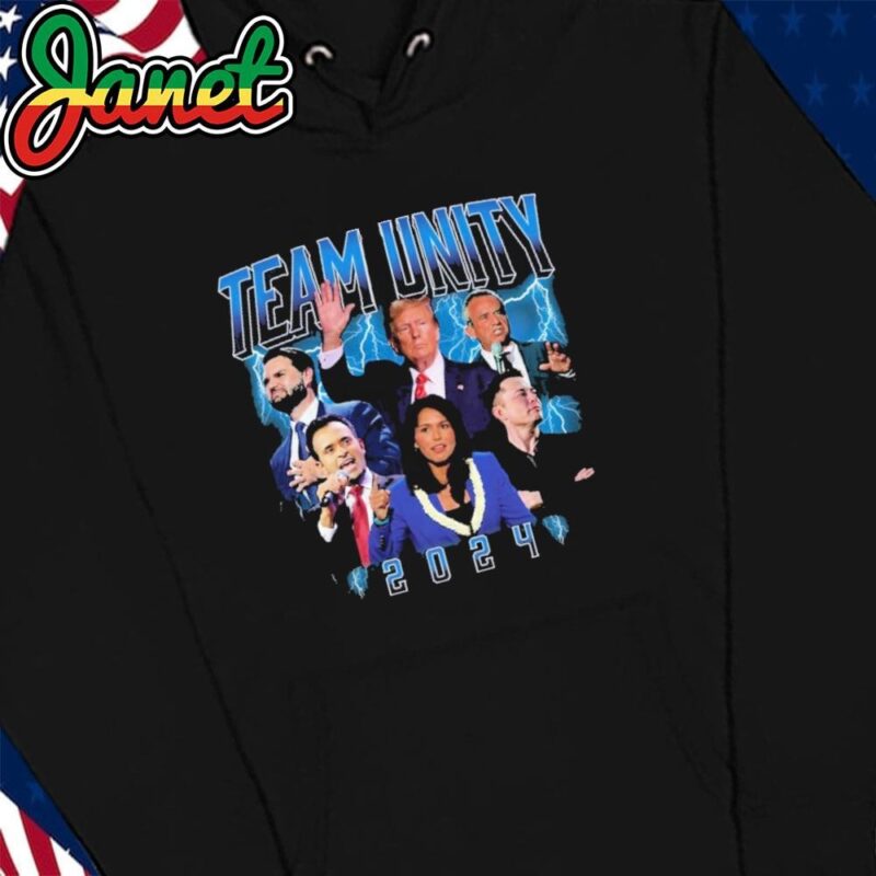 Trump Jd Vance Kennedy Tulsi Gabbard Elon Musk Team Unity 2024 hoodie
