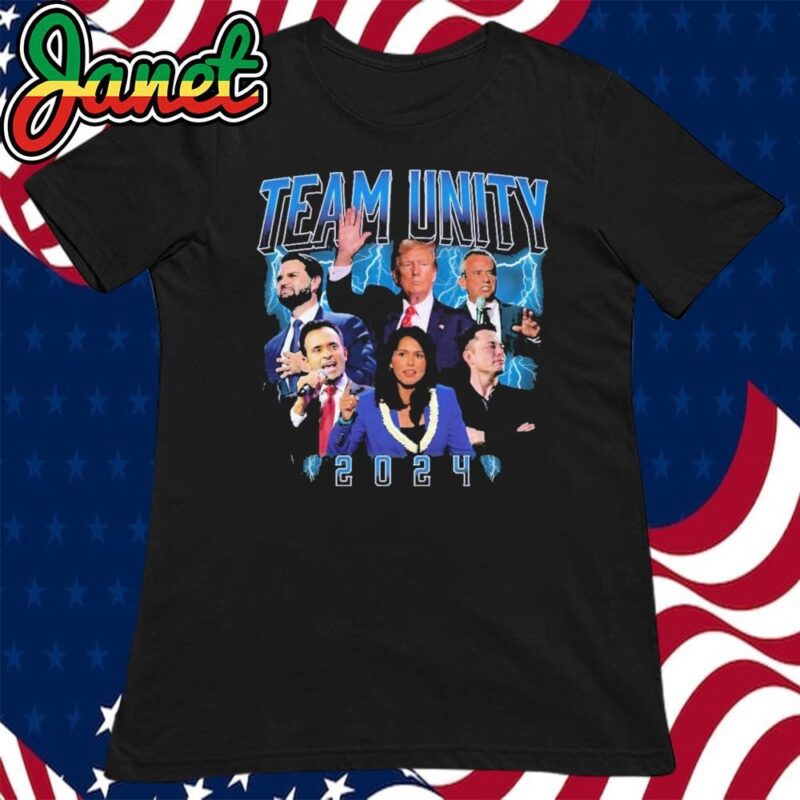 Trump Jd Vance Kennedy Tulsi Gabbard Elon Musk Team Unity 2024 women