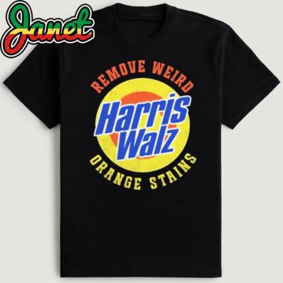 Remove Weird Orange Stains harris walz retro vintage distressed T-Shirt
