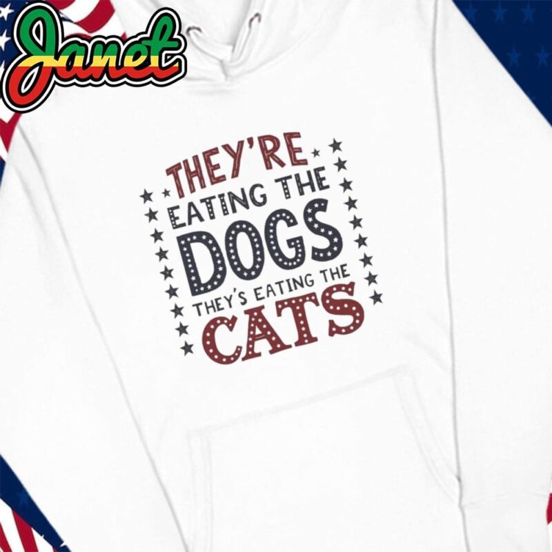They're eating the dogs Funny Political Debate Shirt, Kamala Trump hoodie