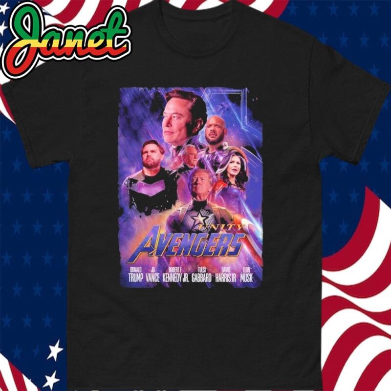 Trump Captain America JD Vance Robert F. Kennedy Jr. Tulsi Gabbard Elon Musk Shirt