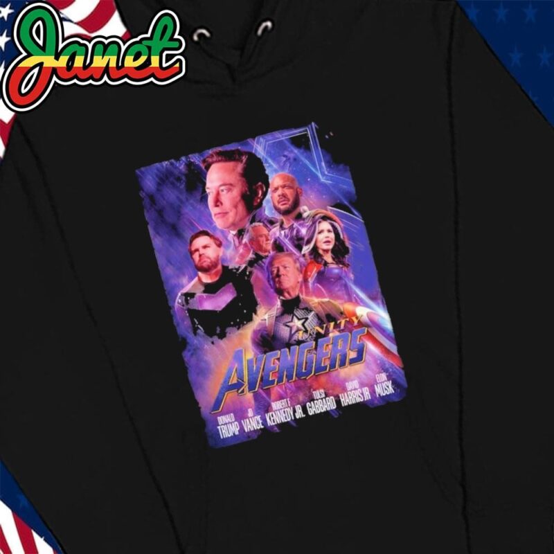 Trump Captain America JD Vance Robert F. Kennedy Jr. Tulsi Gabbard Elon Musk hoodie