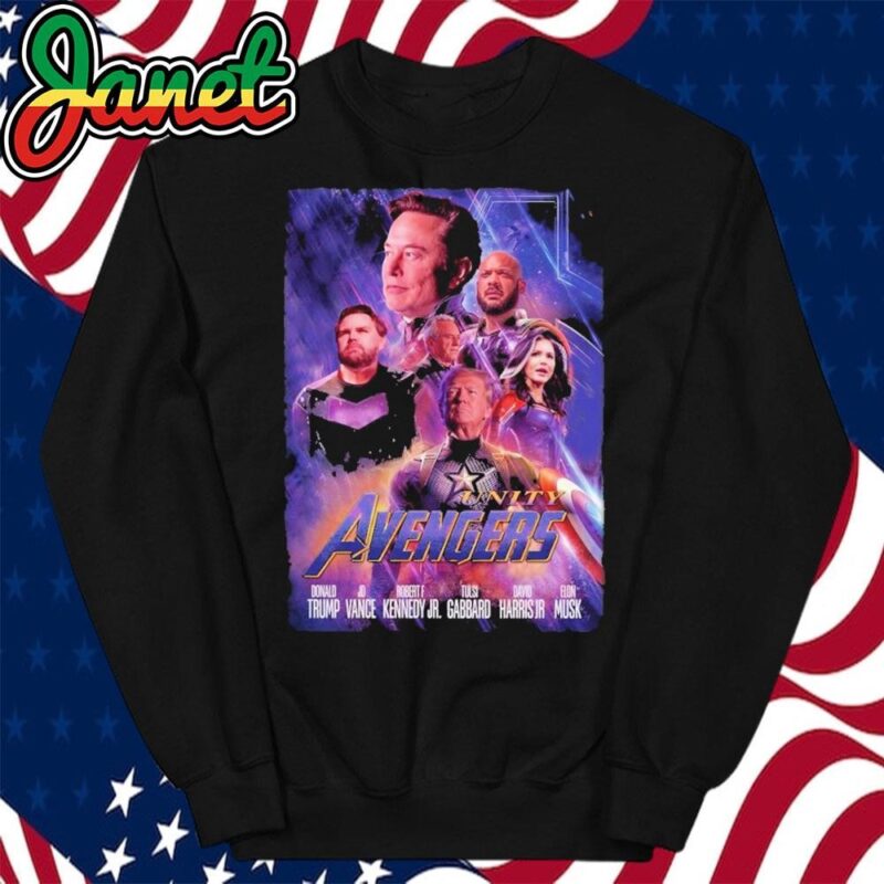 Trump Captain America JD Vance Robert F. Kennedy Jr. Tulsi Gabbard Elon Musk sweatshirt
