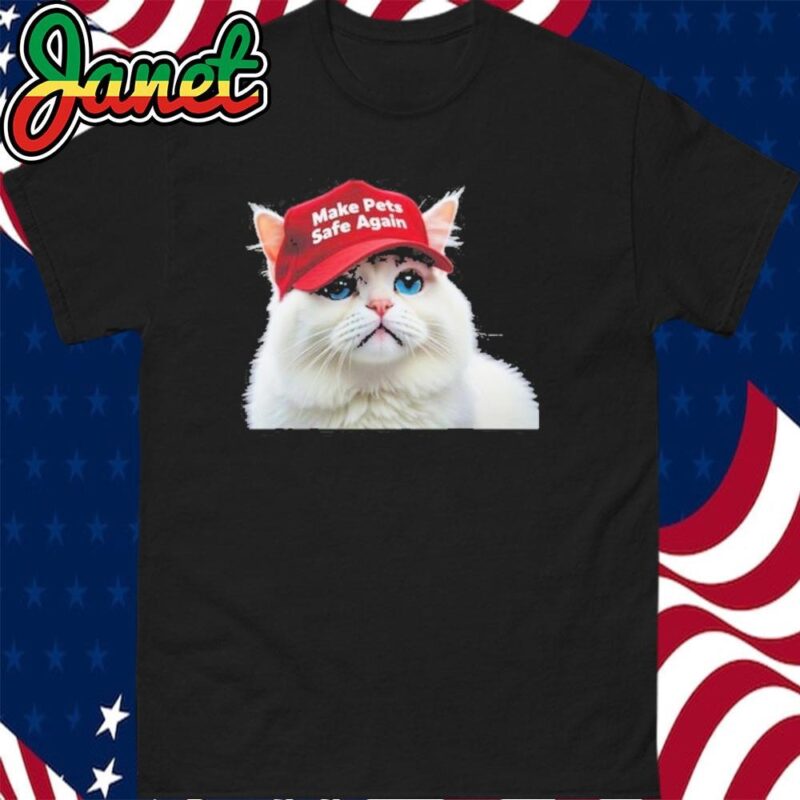 Trump 2024 Make Pets Safe Again Cat T-Shirt
