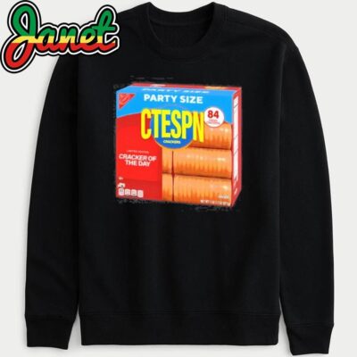 Party Size Ctespn Crackers sweatshirt