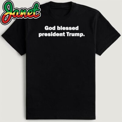 Trump Rally Shot God Blessed President Trump T-Shirt