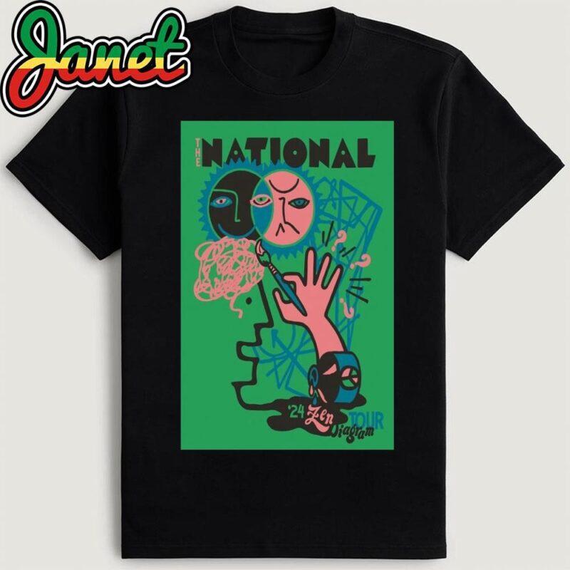 The National Zen Diagram 2024 Tour Potser Shirt