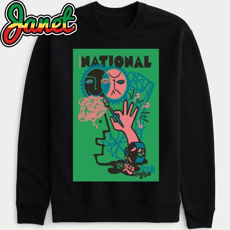 The National Zen Diagram 2024 Tour Potser sweatshirt