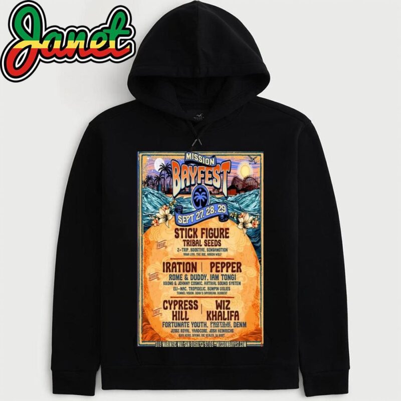Mission Bayfest Sep 27-29 2024 San Diego CA Poster hoodie