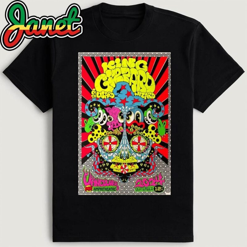 King Gizzard At PNE Amphitheatre On September 12, 2024 Poster Shirt