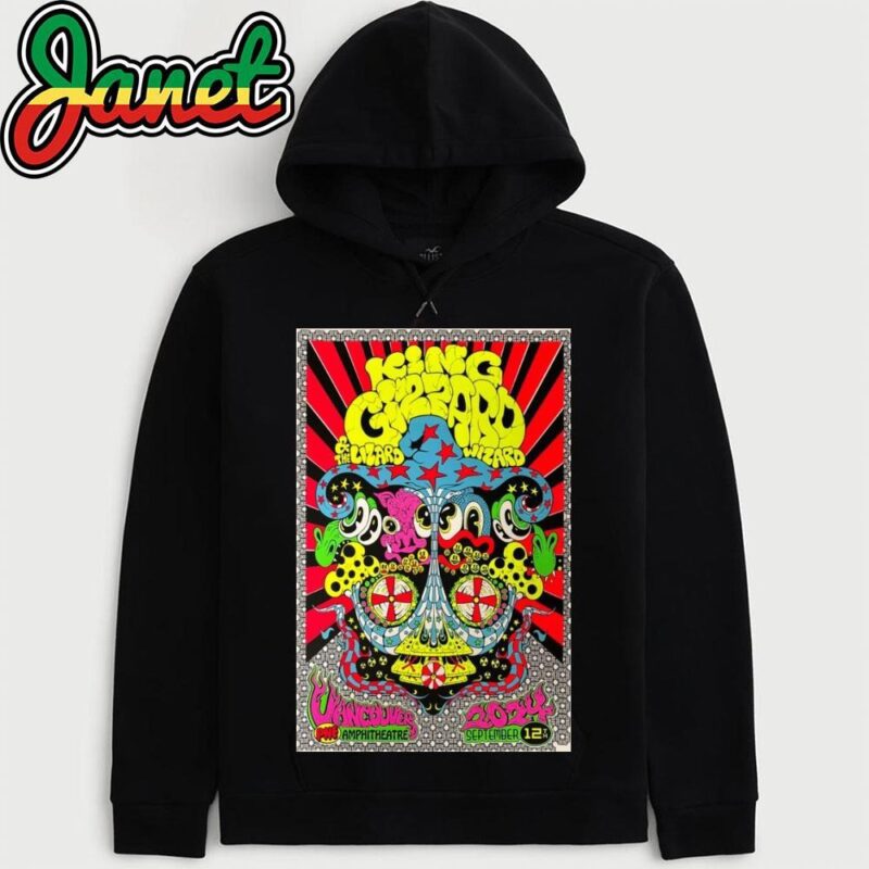 King Gizzard At PNE Amphitheatre On September 12, 2024 Poster hoodie