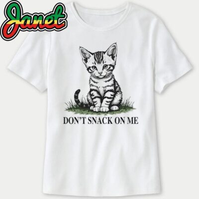 Funny Don't Snack On Me Trump Supporter Cat Lover Save Pets sweatshirt