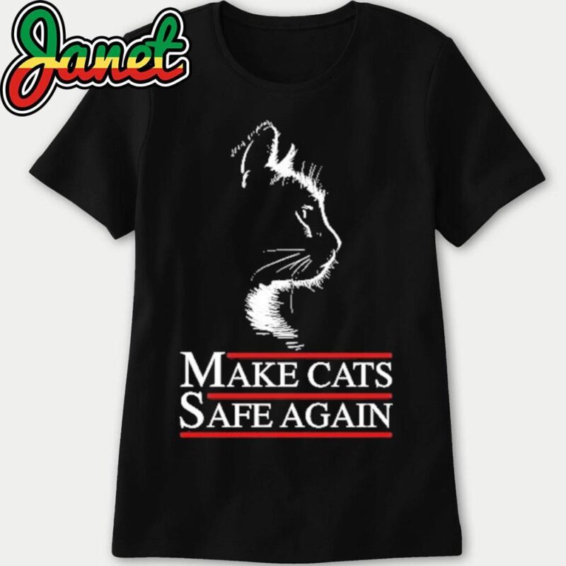 Donald Trump Make Cats Safe Again 2024 Election Debate Funny Cat Lovers Gifts women