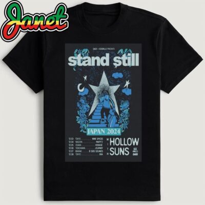 Stand Still Poster Tour In Tokyo Japan 2024 With Hollow Suns Shirt