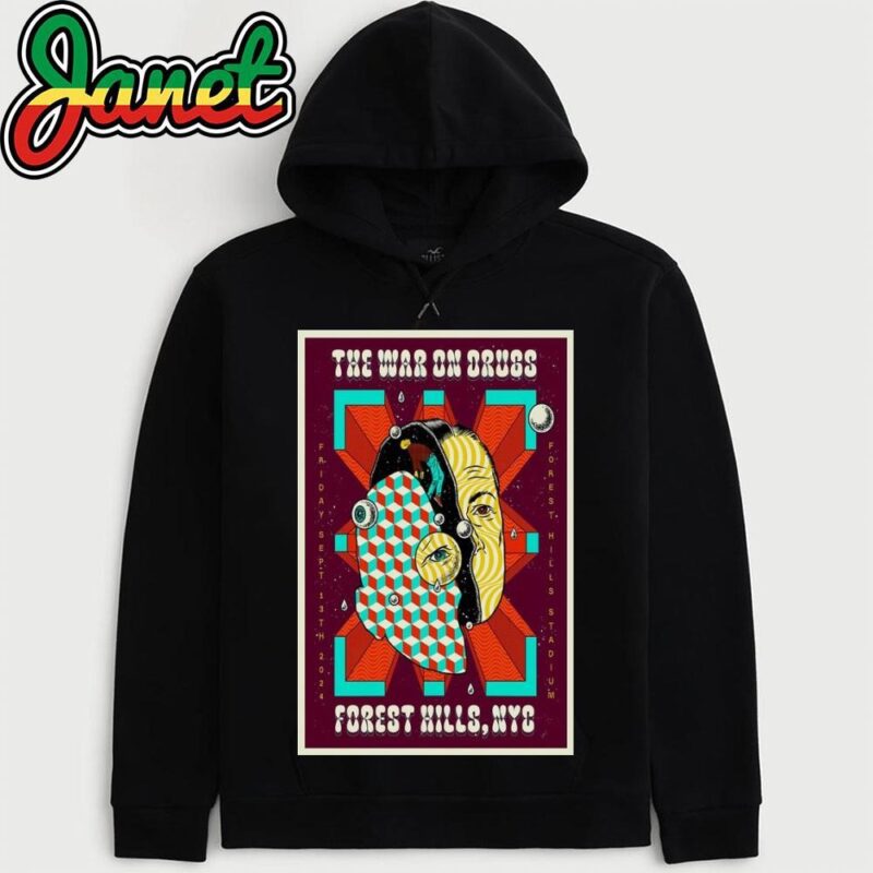 The War On Drugs September 13, 2024 In New York, NY Tour Poster hoodie
