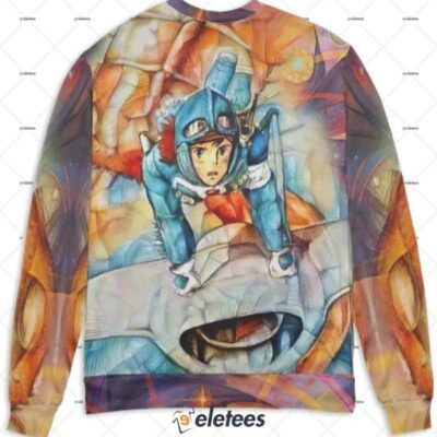 Nausicaa and The Valley of The Wind Canvas 3D Sweater