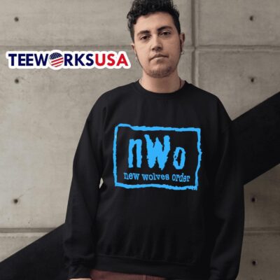nWo new wolves order New World Order logo parody sweater